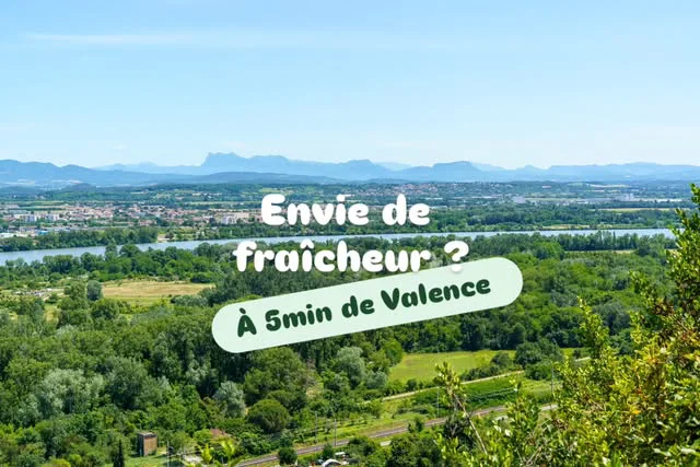 Paysage verdoyant à proximité de Valence — Les escapades d’Alexandra